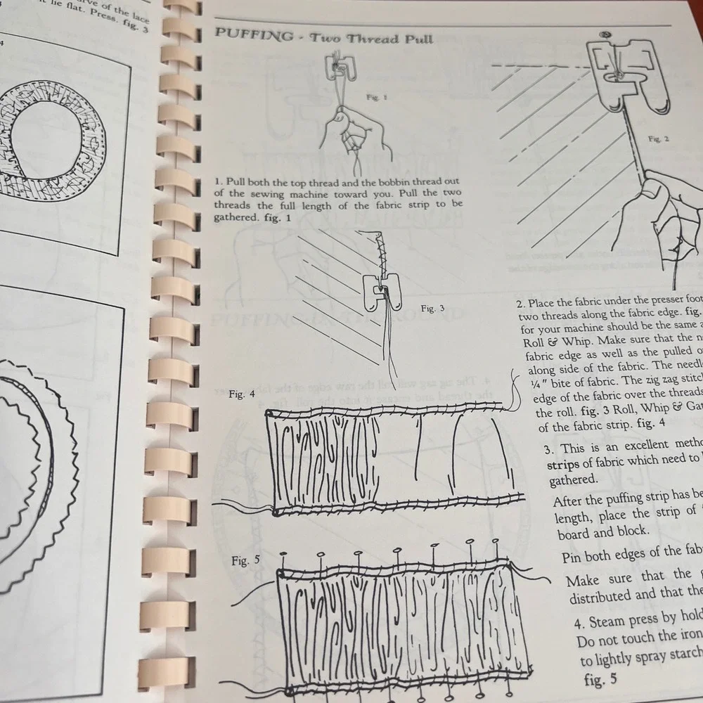 Mimi's Machine Heirloom Sewing Book 1 Mildred Turner Collars Sleeves 1990 Vtg